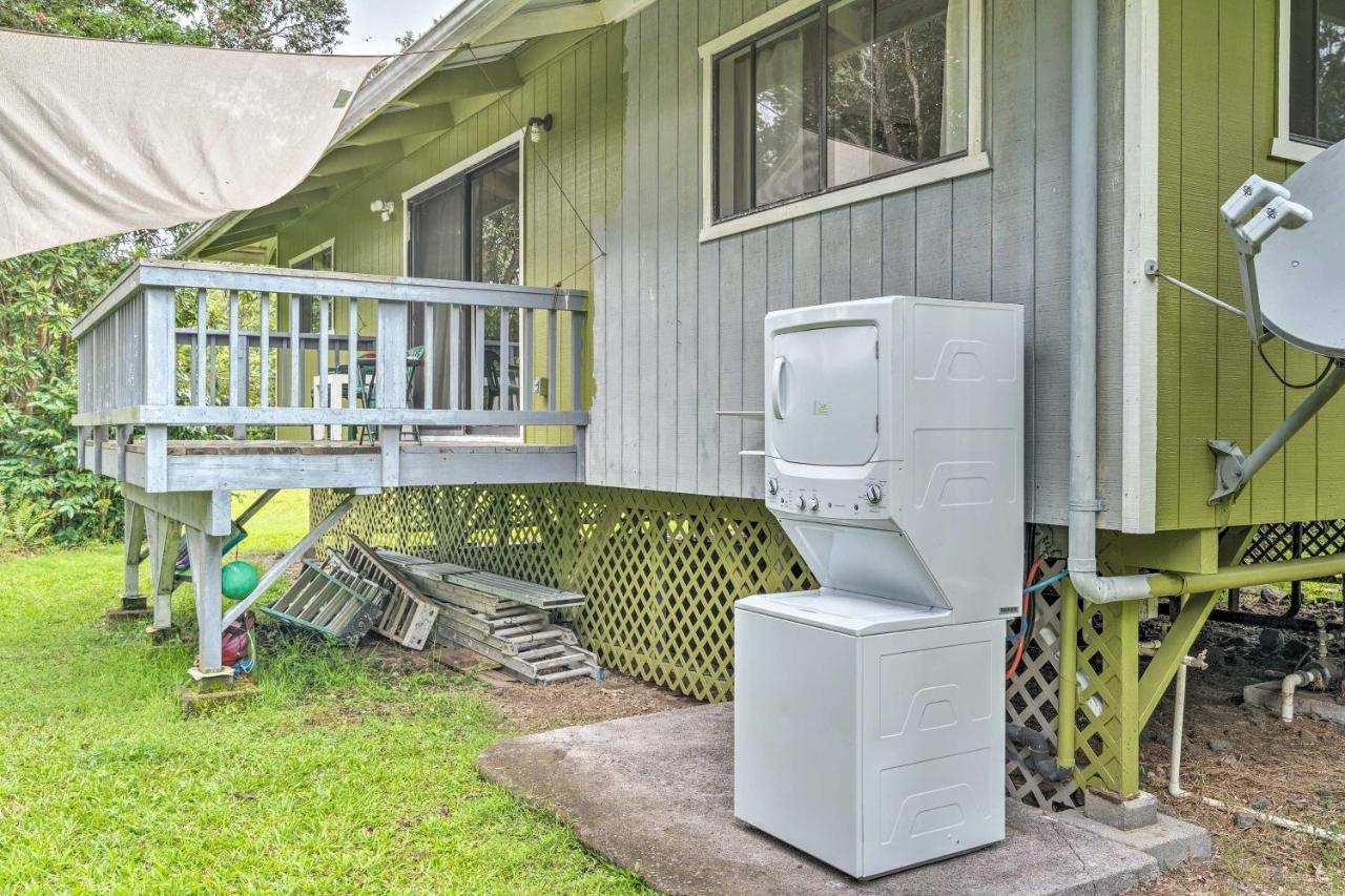 Peaceful Abode With Deck, 13 Mi To Black Sand Beach! Naalehu Exterior photo